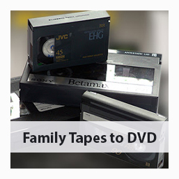 Family Tapes to DVD Transfers to Pro_res in Oxford UK